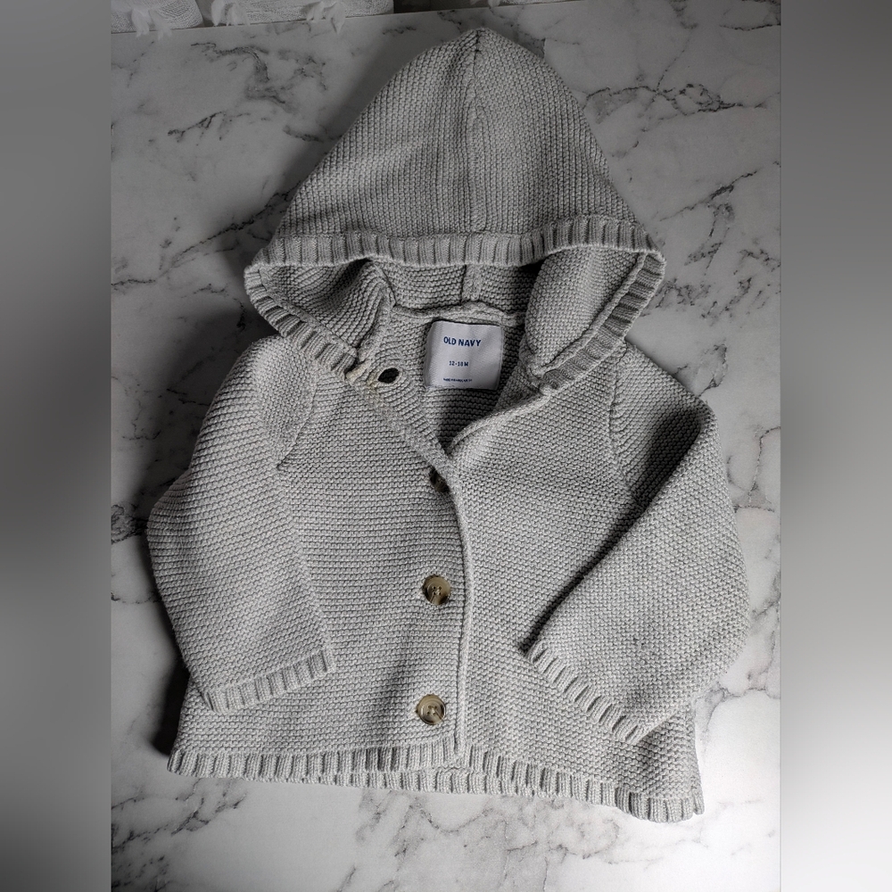 Old Navy‎ Baby Hooded Sweater - Picture 6 of 10